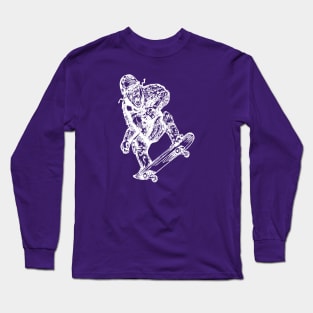 SEEMBO Gorilla Skater Skateboarding Skateboarder Skateboard Long Sleeve T-Shirt